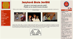 Desktop Screenshot of jeviste.cz