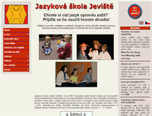 Tablet Screenshot of jeviste.cz